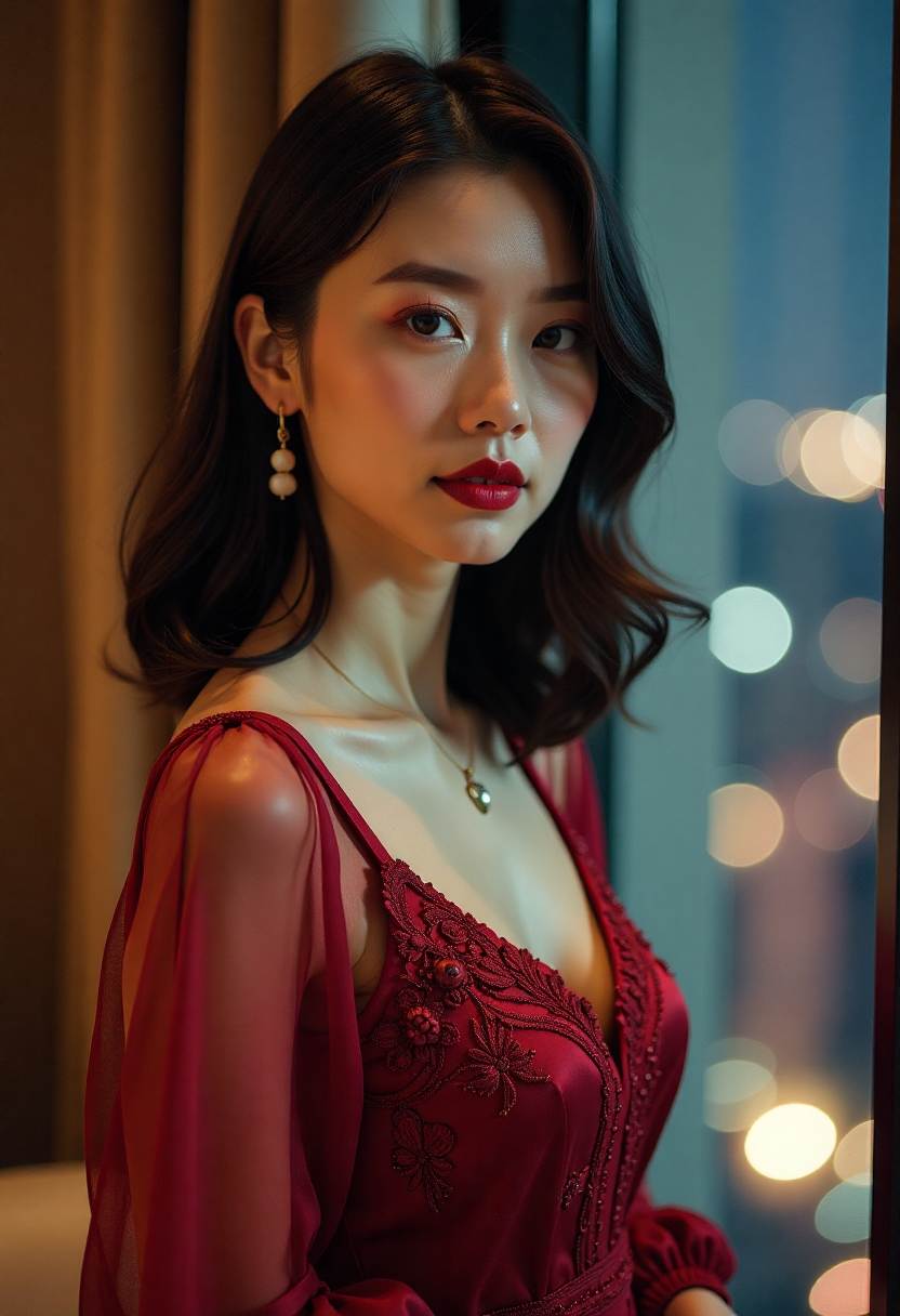 加班后的电梯海报